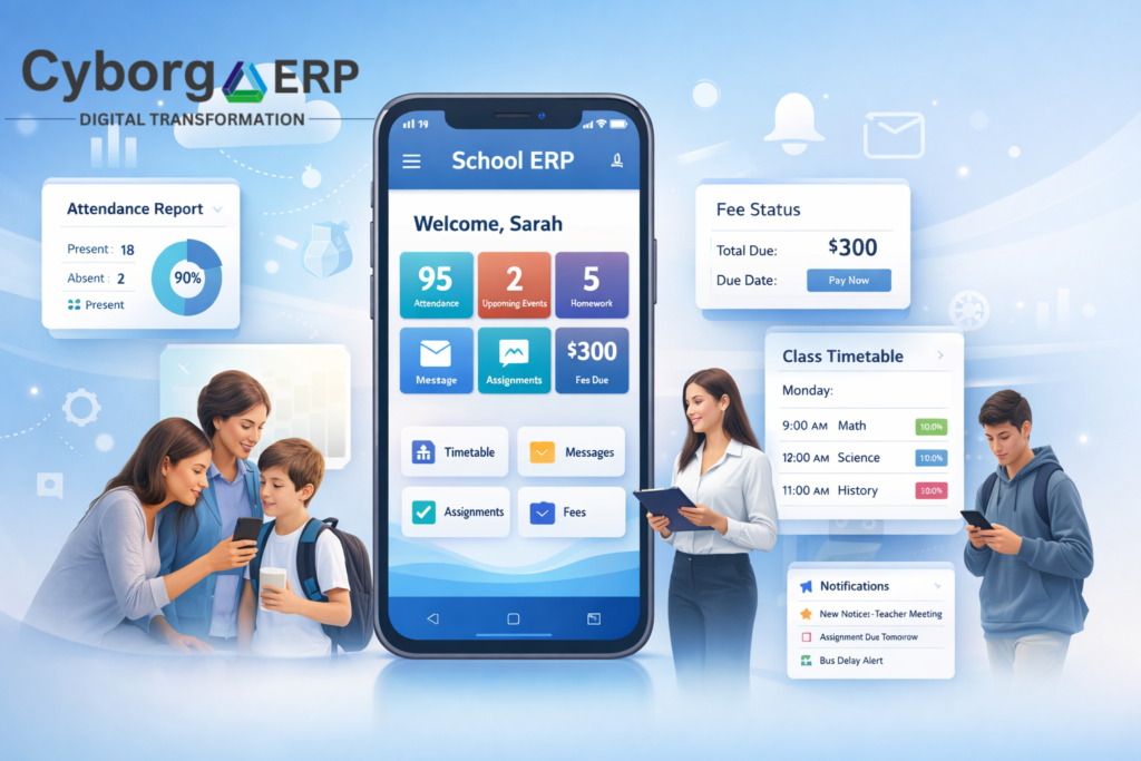 School ERP with Mobile App